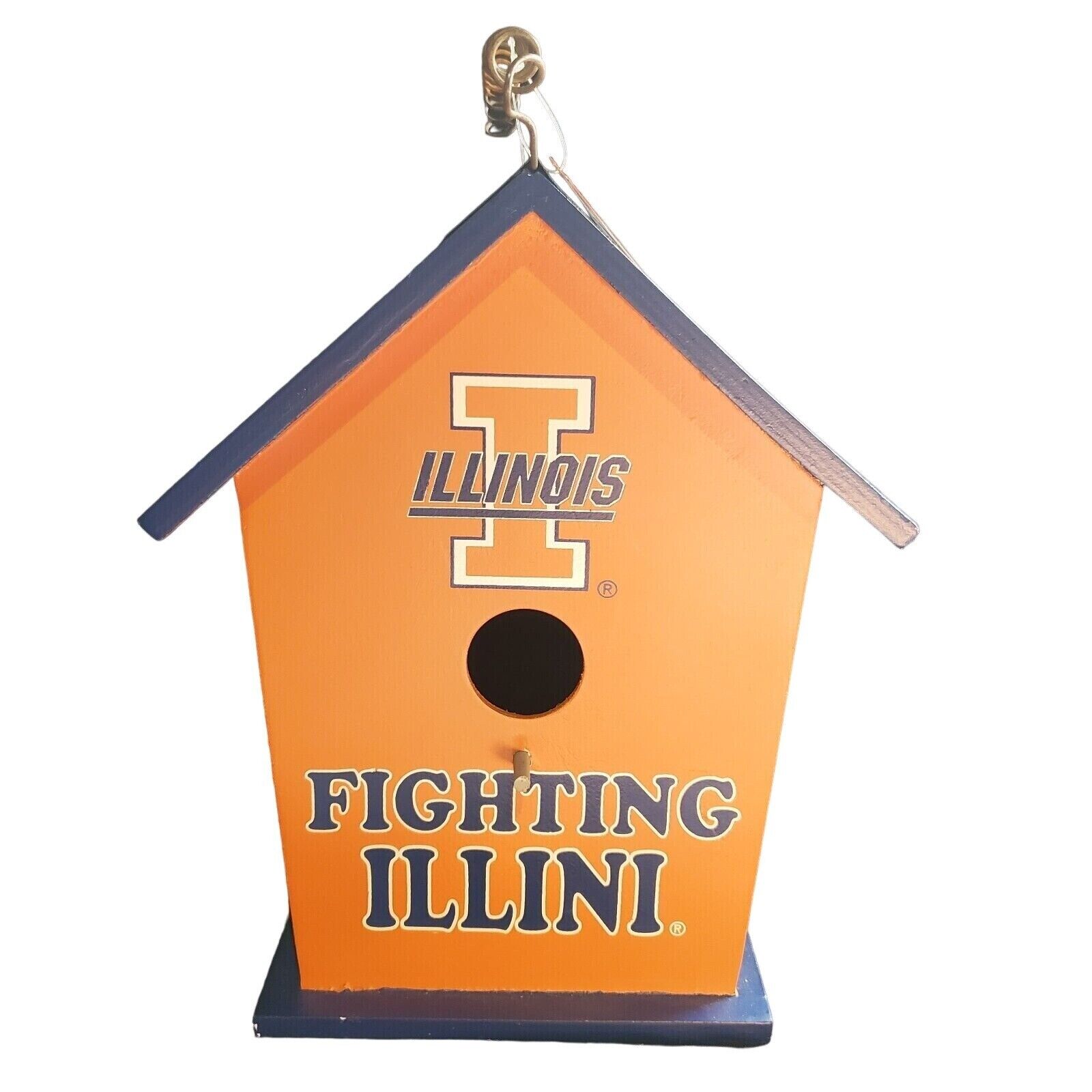 Hanna’s Handiworks Birdhouse LSU Fighting Illini Illinois College Student Gift