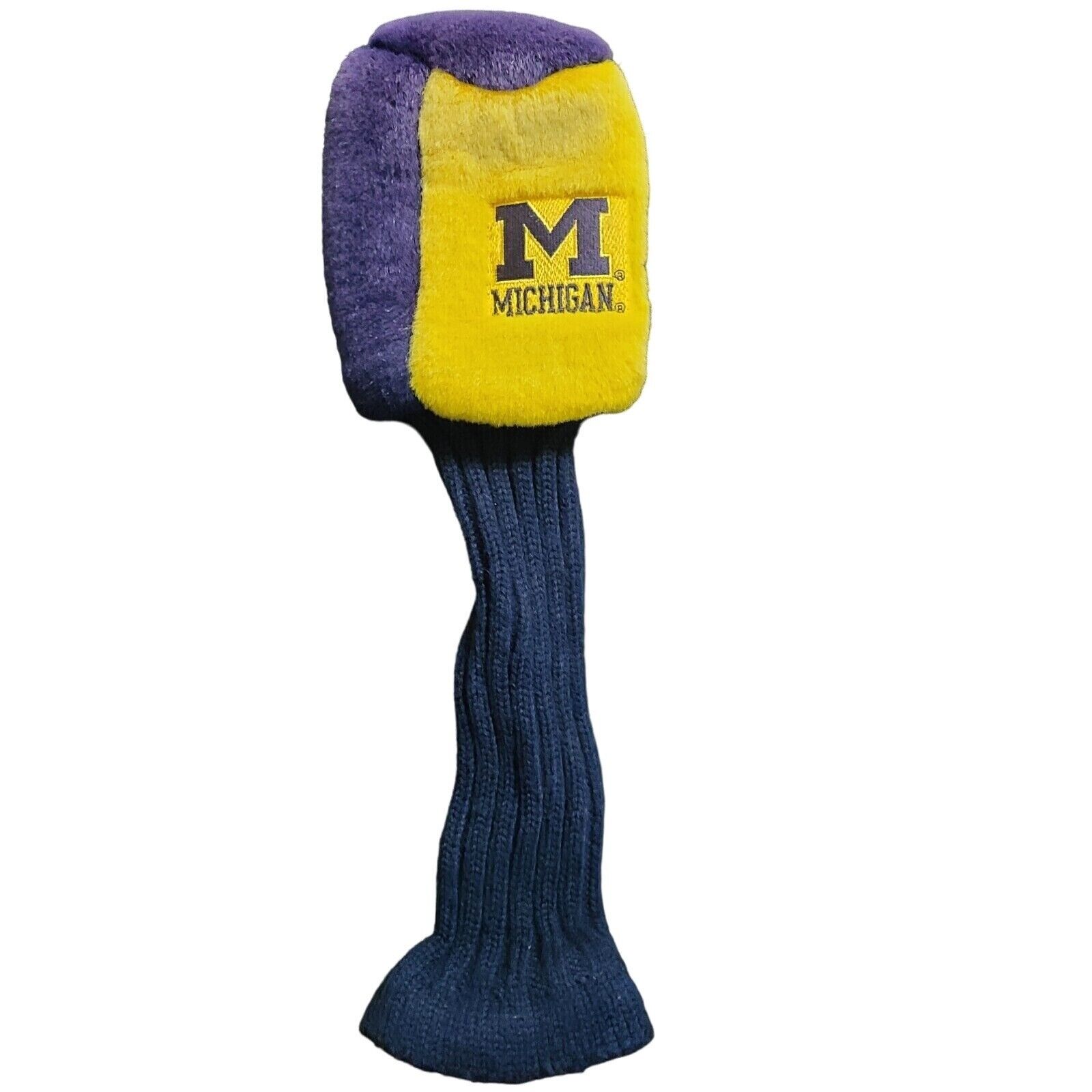 University Of Michigan Plush Golf Head Cover Club Number 1 Cozy