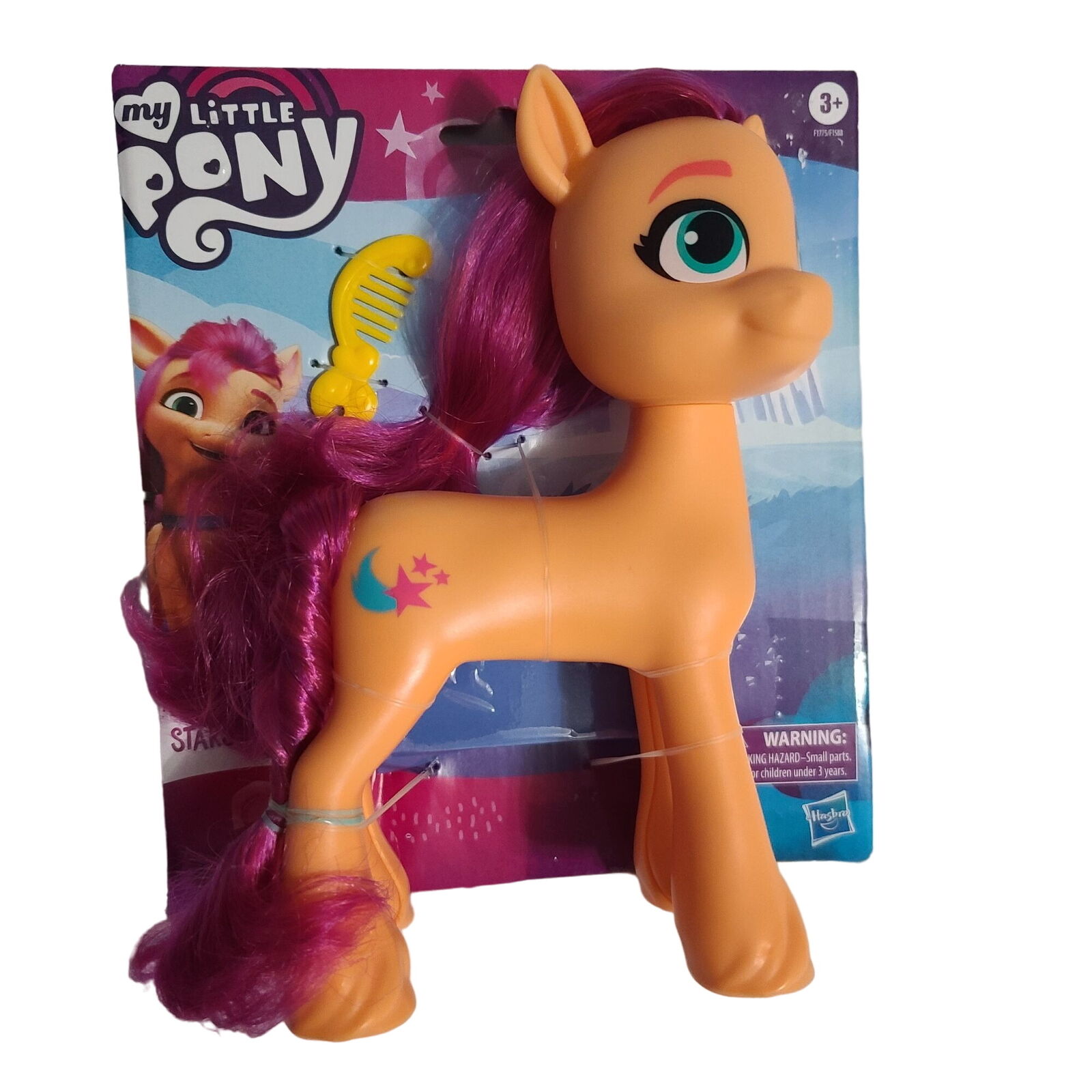 My Little Pony 7″ Orange Pink Doll Toy Figure with Yellow Comb Sunny Starscout