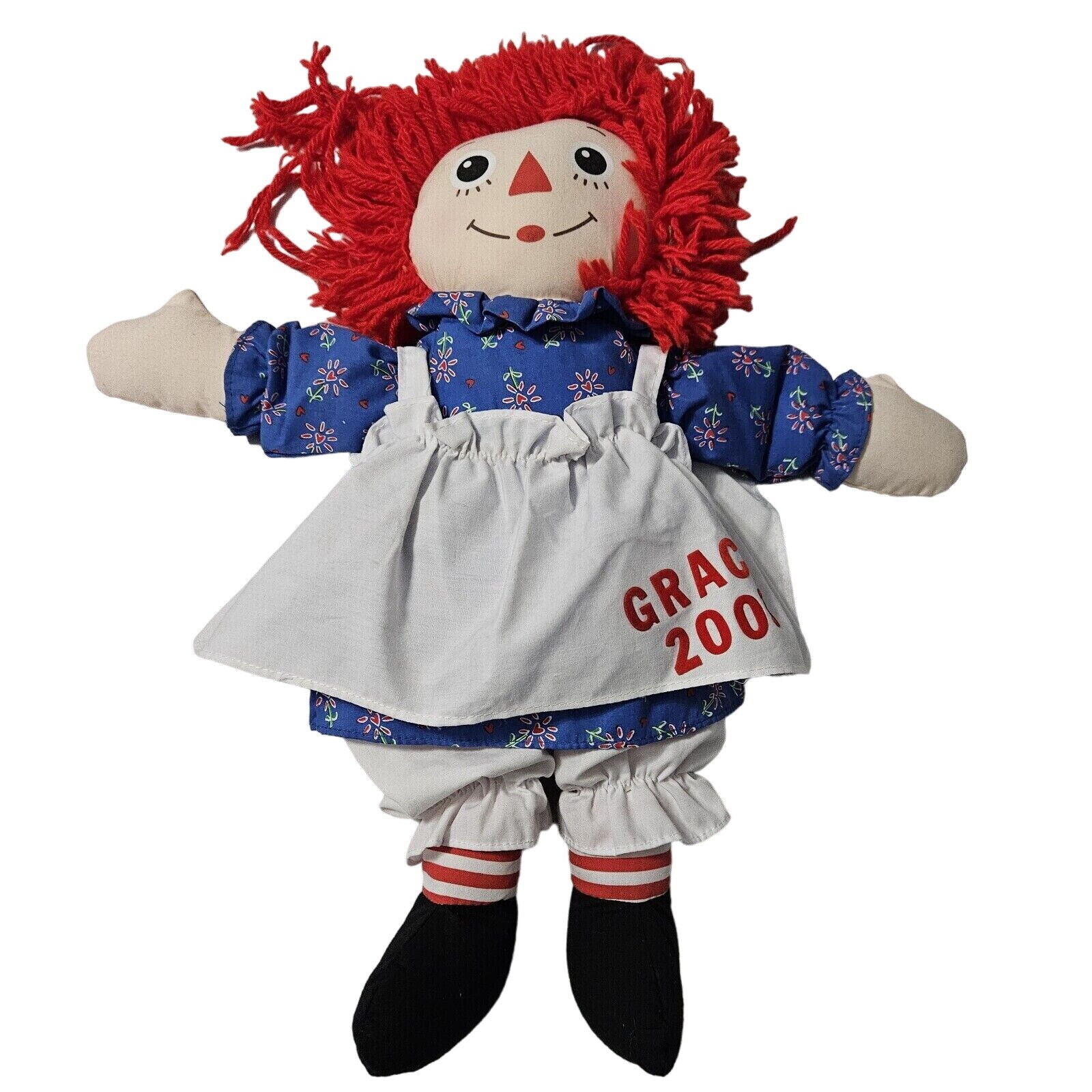 Raggedy Ann Doll 17inch Personalized With Name And Date
