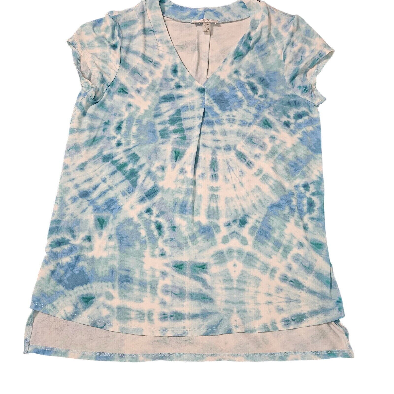 Cupio Signature Womens Top Multi-Color Size Medium Viscose Blend Stretch