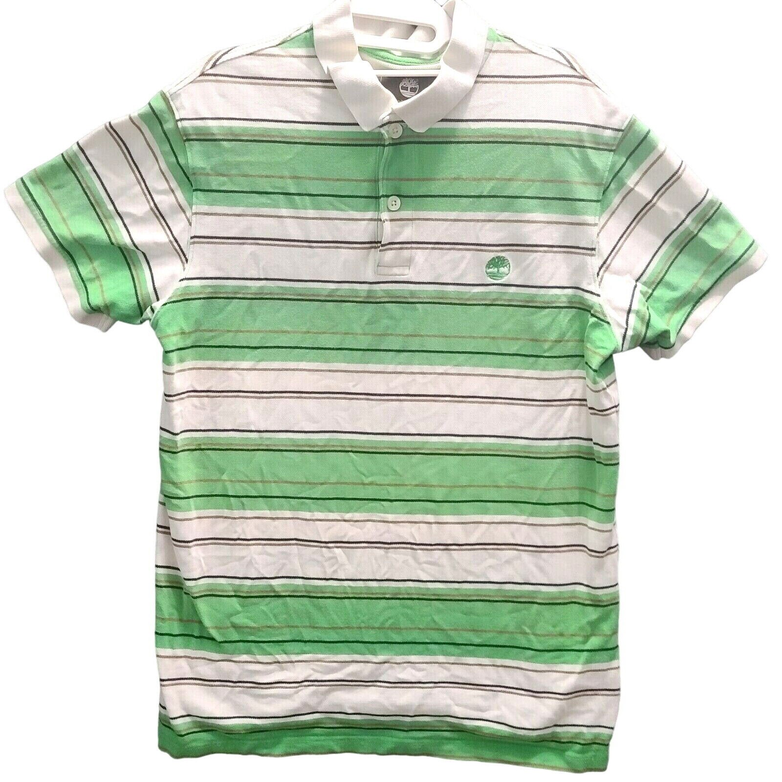 Timberland Earthkeepers Mens Polo Multicolor Size Large 100% Cotton Pullon