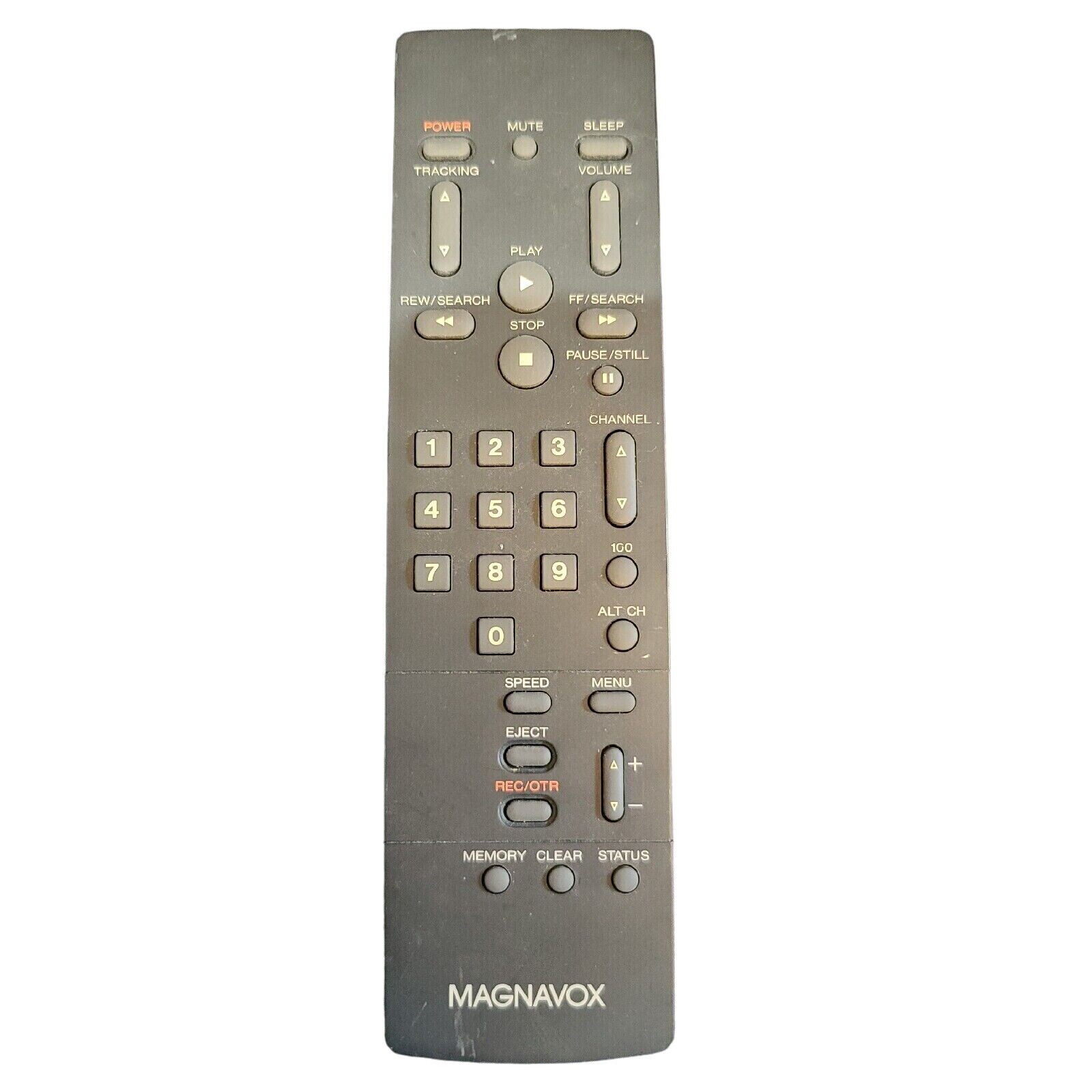 Genuine MAGNAVOX 250437 VCR TV Remote Control Vintage OEM Replacement Controller